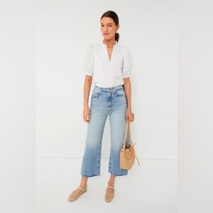 Tuckernuck Hyacinth House White Ruffle Leigh Top Size XXL